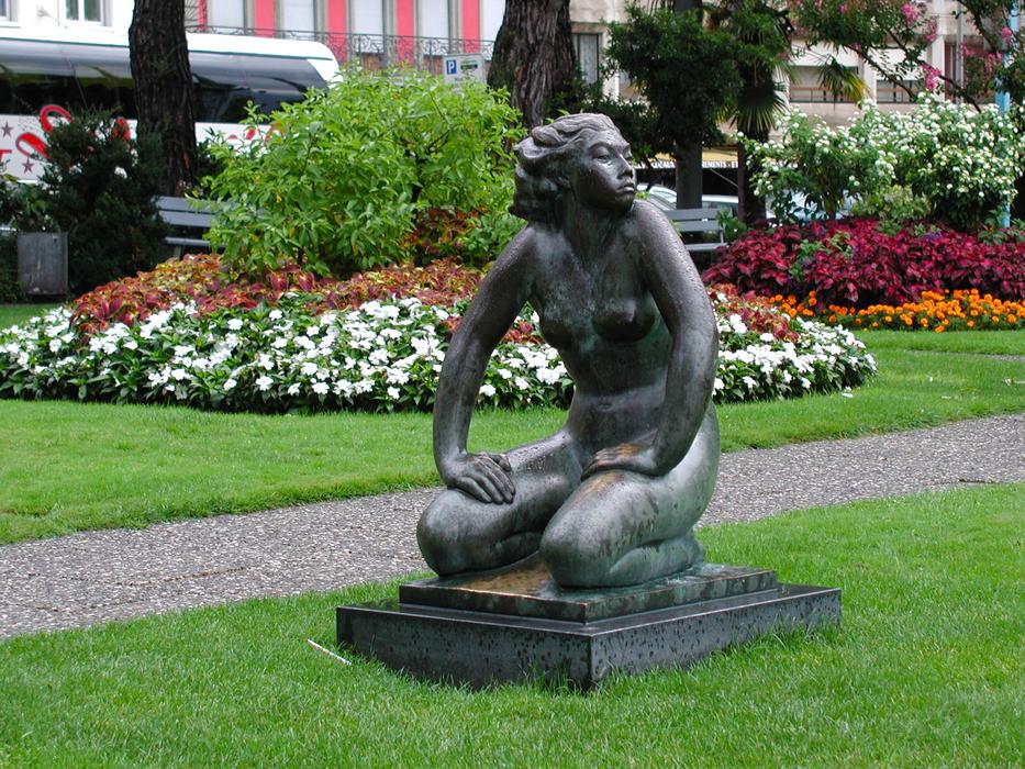 Switzerland Woman Sculpture