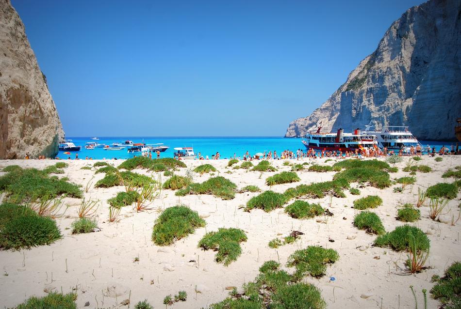 Cove Beach Navagio Bay view