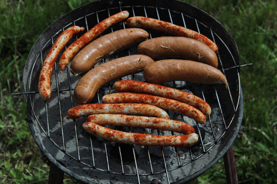 Sausage Grill Barbecue At The