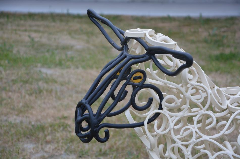 Sheep Head Profile Culture Wrought iron