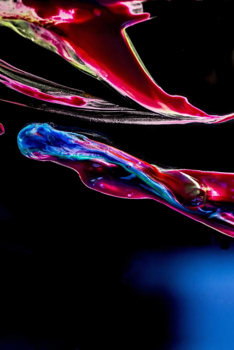 colorful patterns in the dark