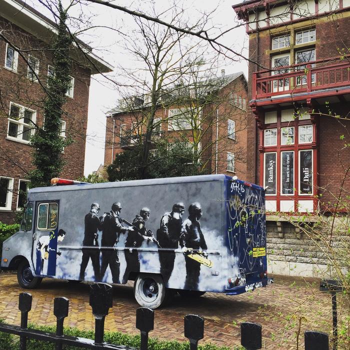 Amsterdam Banksy Graffiti