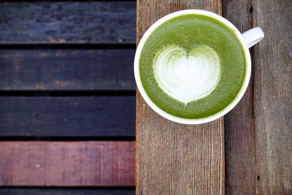 Matcha Powder Latte Green