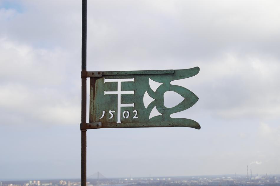 Pennant Roof Vane On The