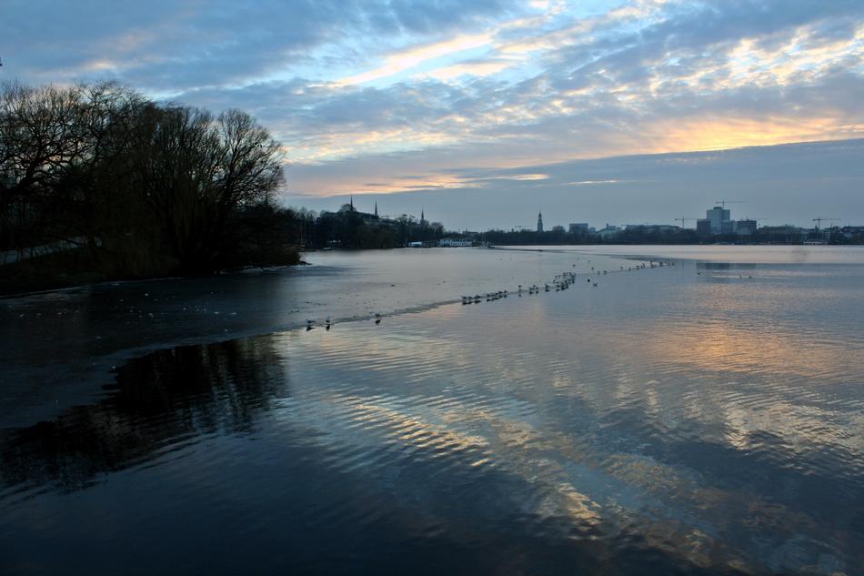 Abendstimmung Outer Alster