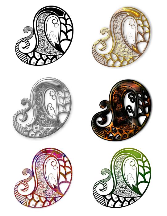 victorian art deco corner dividers