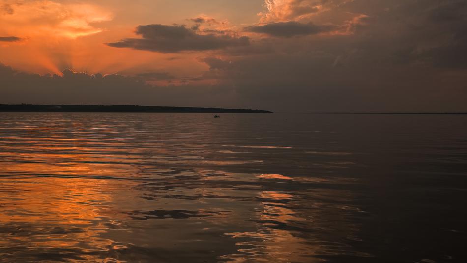 Fisherman Boat Evening