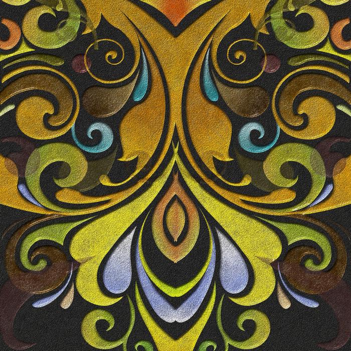 tile baroque background