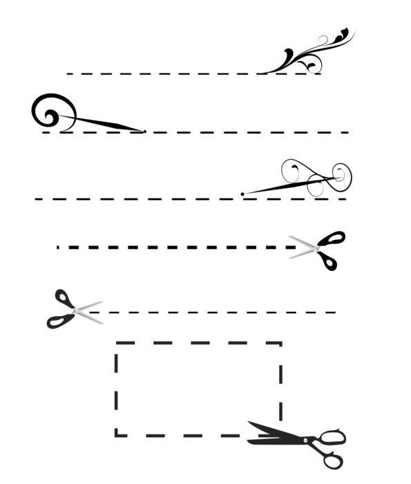 scissor patterns cutouts