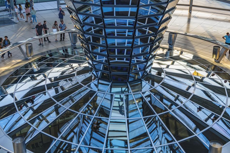 Berlin Bundestag Mirror roof