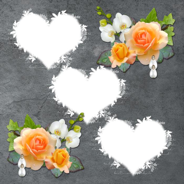 isolated page scrapbook frame