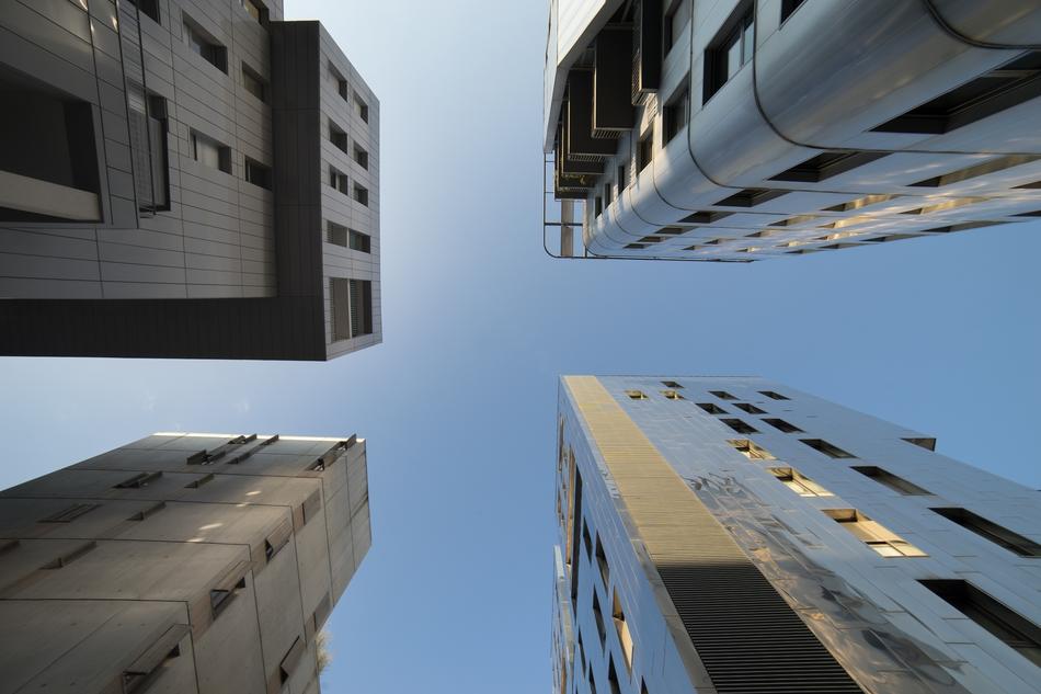 Architecture Design and blue sky