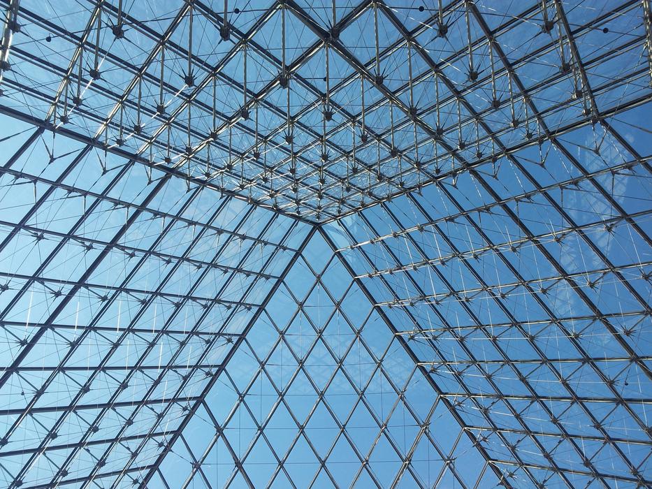 beautiful glass storefront roof