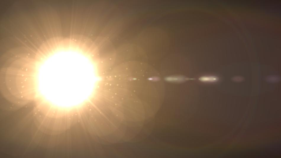 bright sunlight