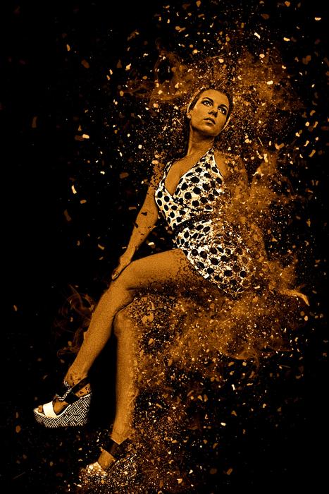 woman sexy dress loll art female