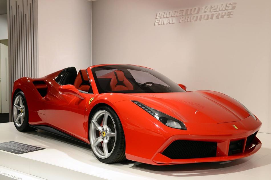 Ferrari Red Sports Car