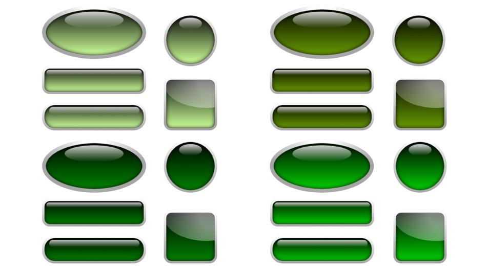 button icon oblong square round
