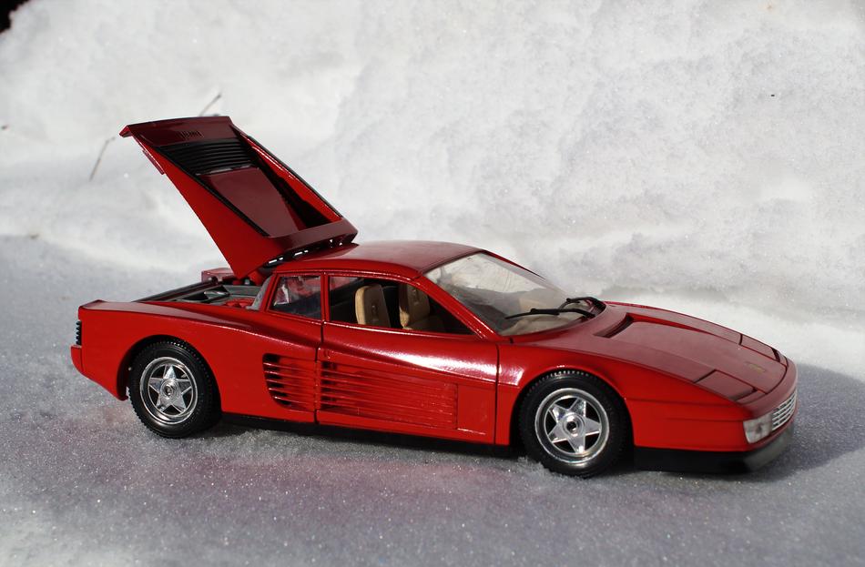red fast car
