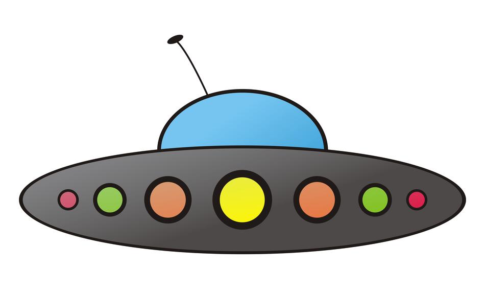 ufo alien space comic object