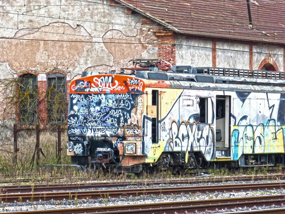 Train Comboy Graffiti