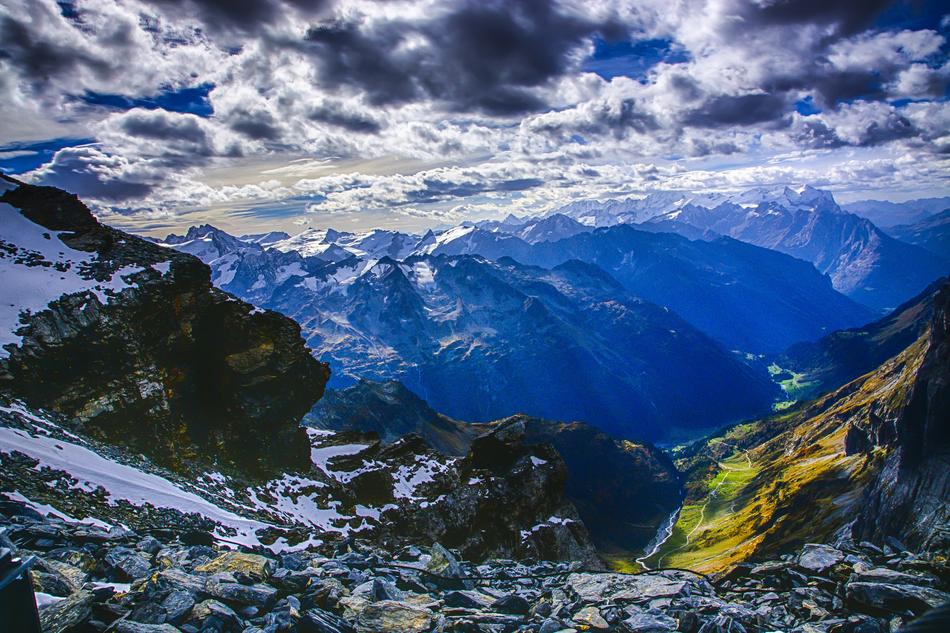 beautiful landscape in the mountains
