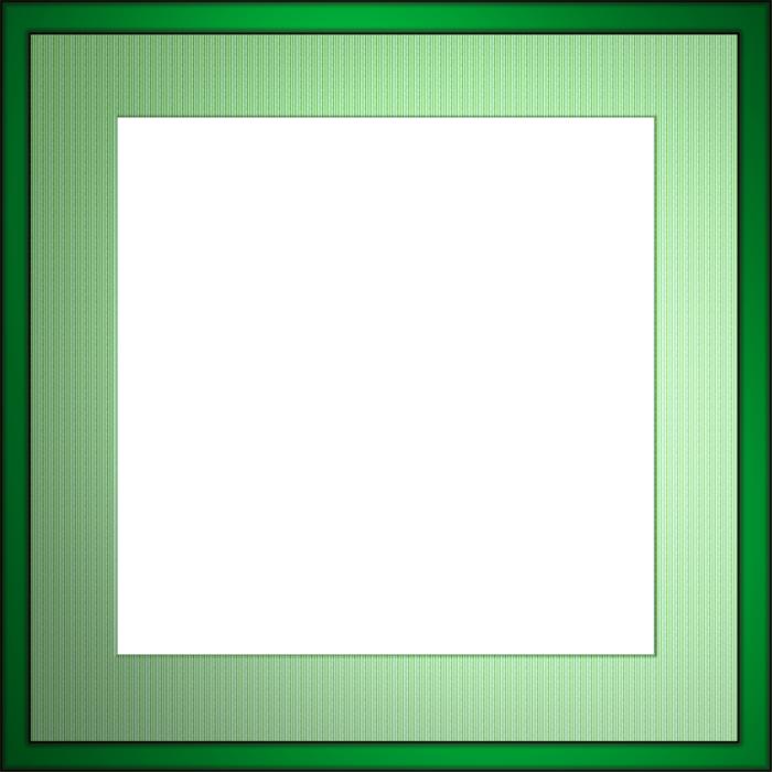 green border bevel graphic element