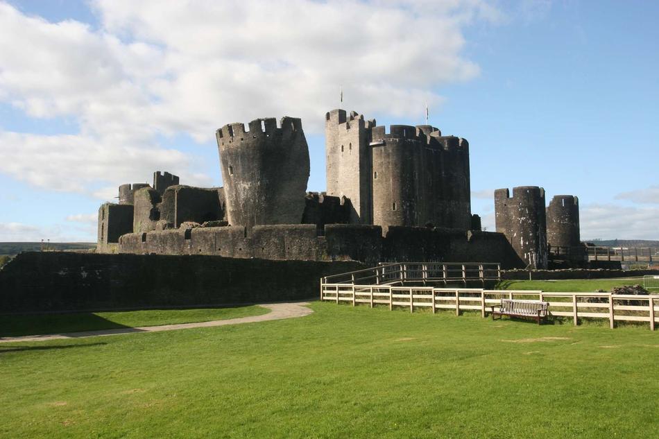 Landscape on the castle