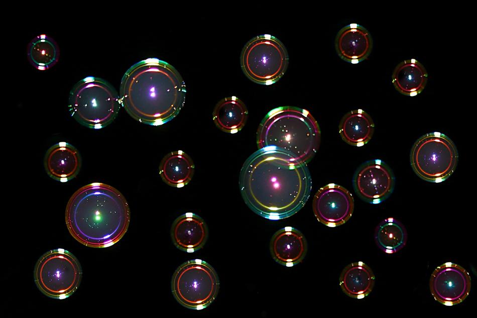 Soap Bubbles Colorful Mirroring