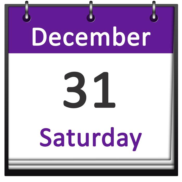 calendar date day month december