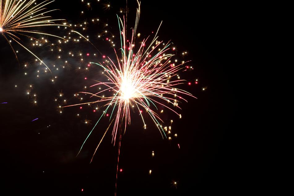 New Year 2016 Fireworks view