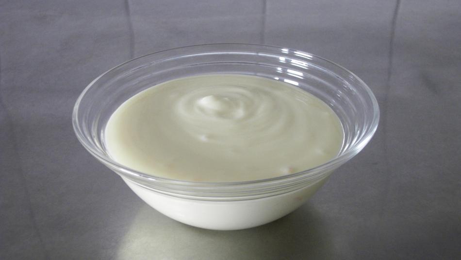delicious yogurt in a bowl