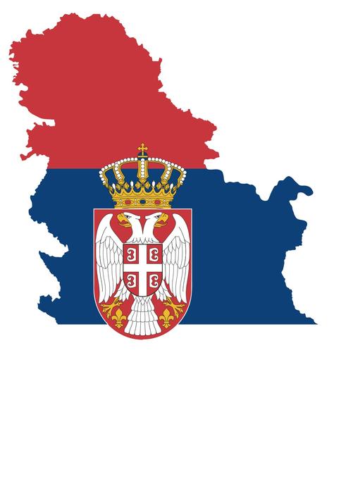 serbia country europe flag borders
