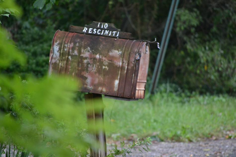 Mailbox Rusty Old