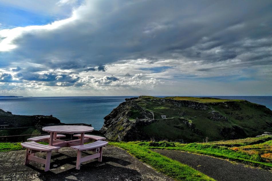 Coast Cornwall Sky