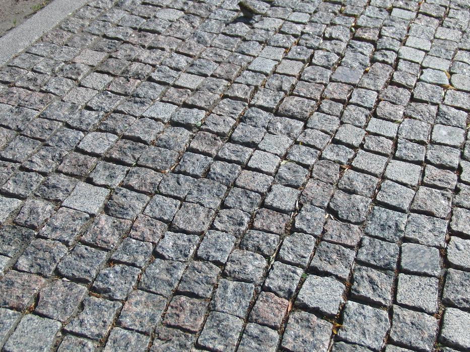 grey Paving Stone Road