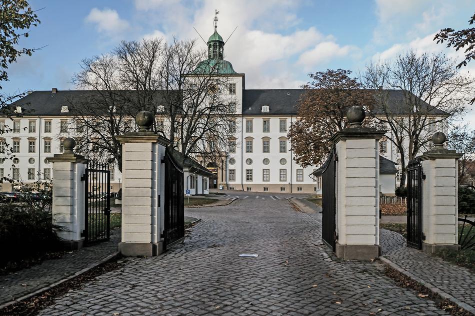 Gottorf - palace-castle, located in the German city of Schleswig on an island in the Gulf of Schley