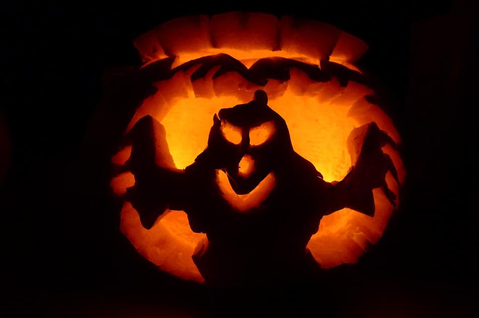 big ghost pumpkin
