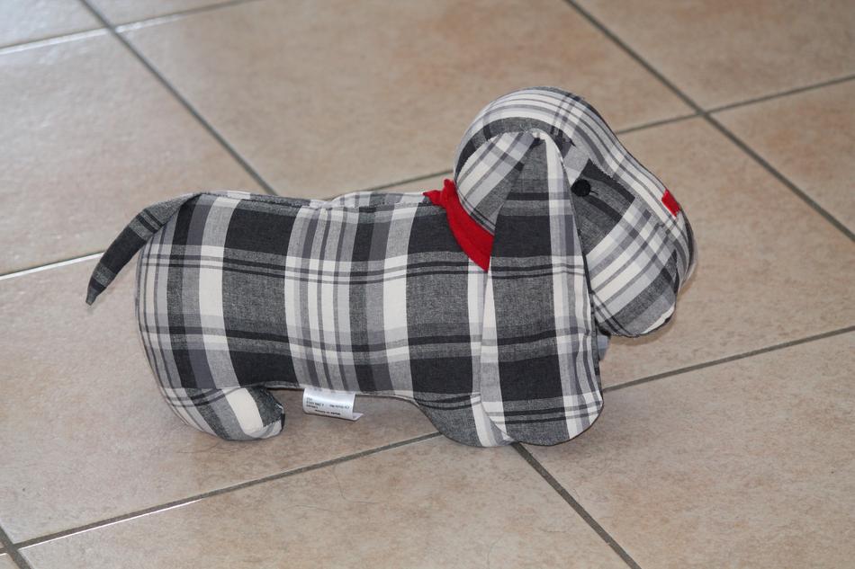 Plush Doggie Doorstop