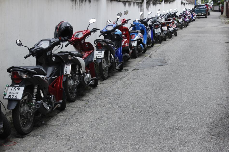 Motorcycle Thailand Row