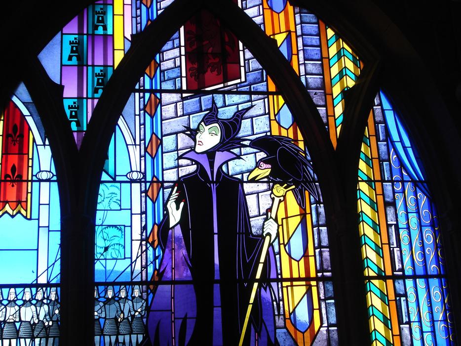 Stained Glass Stepmother Fairy