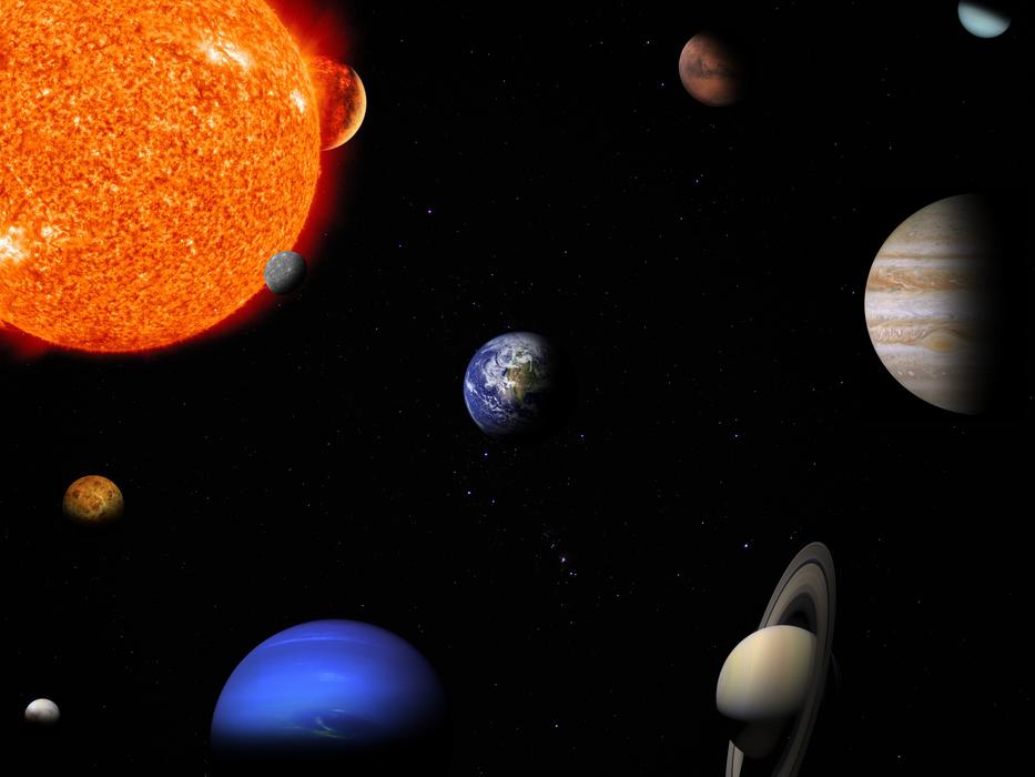 solar system planet space mars
