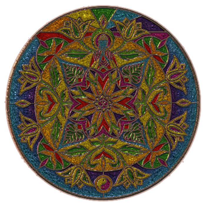 circular rug