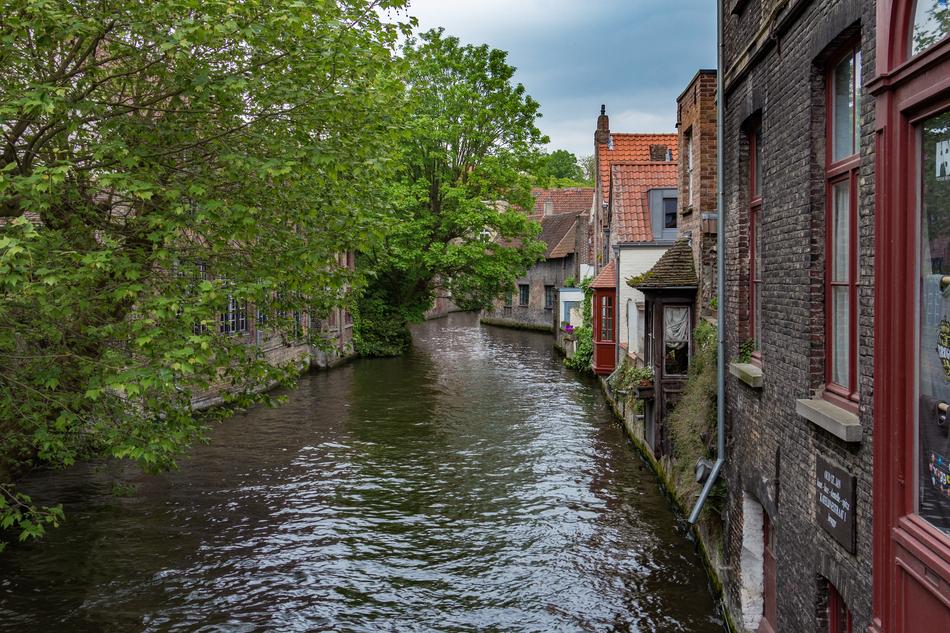 river in the city view