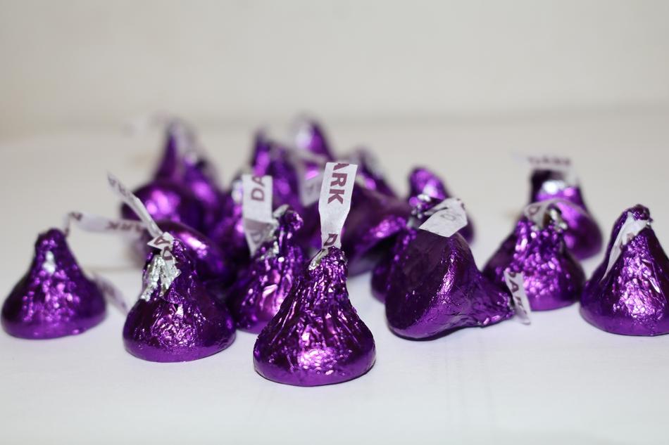 purple candies sweet