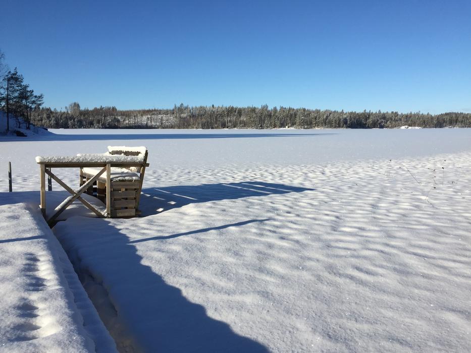 Frozen Lake Snow White Winter