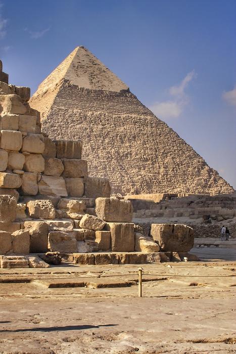 Pyramids Giza Egypt Of
