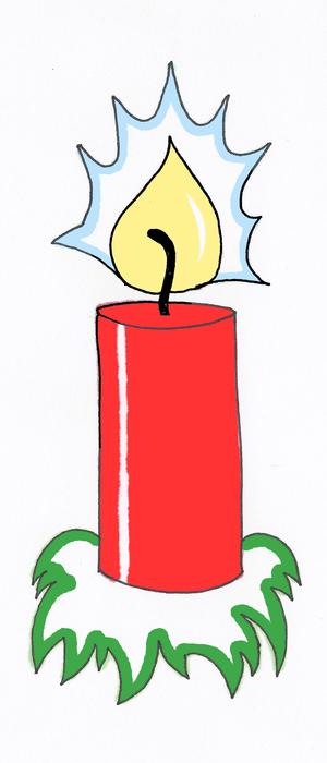 advent christmas light candles