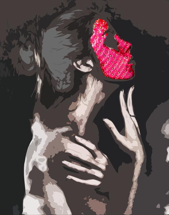 face women strawberry neck hair