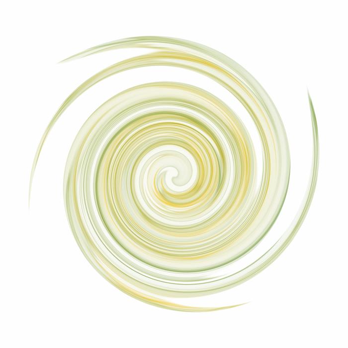 swirling yellow spiral