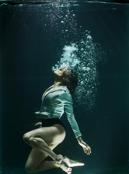 Under Water Fashion Woman